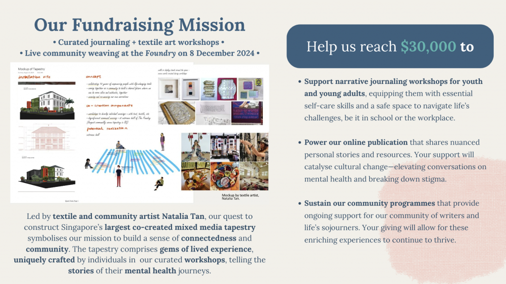 the tapestry project fundraising mission